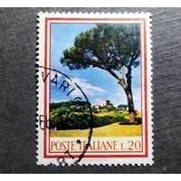 Марка Италия 1966 год