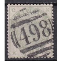 77.Br. Великобритания. Виктория. 5P. 1884 г. Mi.#78.