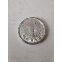 Япония 1 йена 1975