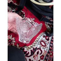 Конфетница красивая СССР хрусталь