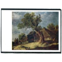 Ян ван Гойен. Пейзаж с дубом. Изд.1960