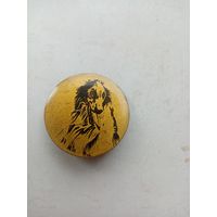 ЗНАЧОК СОБАКА КОЛЛИ (ЛАТУНЬ)