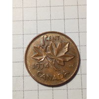 1 цент Канада 1974 год