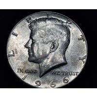 1/2 доллара 1966 г. Серебро.