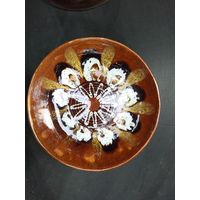 Тарелка настенная керамика