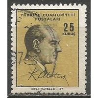 Турция. Кемаль Ататюрк. Первый Президент. 1966г. Mi#2027.