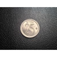 Бельгия 25 сантимов 1971 'BELGIE'