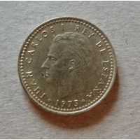 Испания 1 песета, 1975 г. (78), KM# 806  ю