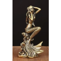 Статуэтка Русалка Латунь