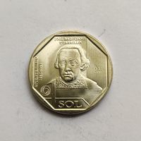 Перу 1 соль 2022 г.   Хосе Бакихано-и-Каррильо