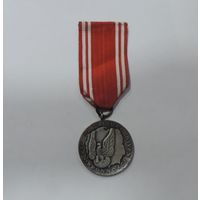 Медаль " Za zaslugi dla obronnosci kraju" 70-е годы Польша.