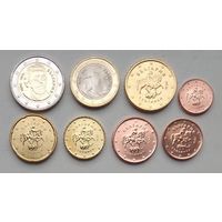 Болгария 1, 2, 5, 10, 20, 50 центов, 1 и 2 евро 2026 г. Набор 8 монет