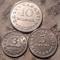 КОПИИ!!! 10 и 5 и 3 марки 1926 Эстония КОПИИ!!!
