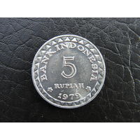 Индонезия. 5 рупий. ФАО - Планирование семьи. 1979. С 20 копеек. Распродажа коллекции. Смотрите другие лоты.