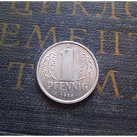 1 пфенниг 1986 (A) Германия ГДР #06 AU
