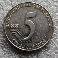 Эквадор 5 сентаво  2003 г.