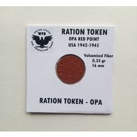 Жетон RATION TOKEN. США. 1942-1945 г.г.