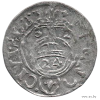 Город Эльблонг (Эльблёнг, Эльбинг). Королевство Швеция. 3 полугроша (полторак, паўтарак) 1632. Густав II Адольф Ваза. Серебро.