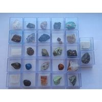 Минералы , камни , 27 штук .