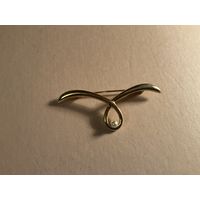 Брошь жемчуг Германия винтаж