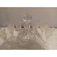 Набор хрустальной посуды