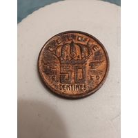 Бельгия 50 сантимов 1969