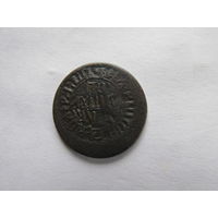МОНЕТА ПОЛУШКА,ПЕТР 1.