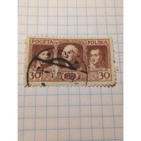 Марка  Польша 1932