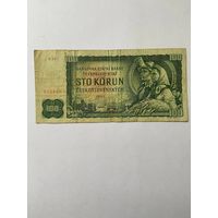 Чехословакия 100 крон 1961 года.