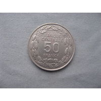 Камерун 50 франков 1960 год Франк КФА (1958-1973)
