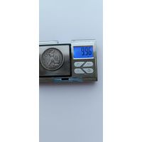 50 копеек 1924 года. ПЛ. Серебро 900. Монета не чищена. 45124