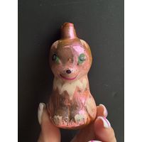 Ёлочная игрушка лисёнок СССР