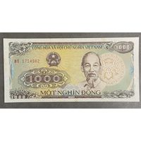 Банкнота 1988 Вьетнам 1000 донгов. НЕ БЫЛА В ОБОРОТЕ.