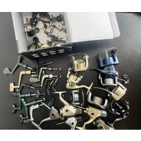 8 шт  рыболовных  катушек  на  запчасти