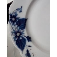 ТАРЕЛКА 20СМ. КОБАЛЬТ,ЗОЛОТО ПОЛОННОЕ 55-60 ГОДЫ