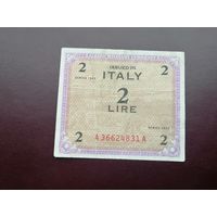Италия  2 лиры 1943