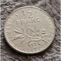1/2 франка 1976 Франция