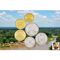 Заир набор монет 1, 5, 10, 20, 50 макута, UNC. Демократической Республики Конго. Сторгуй за свою цену, предложи обмен!