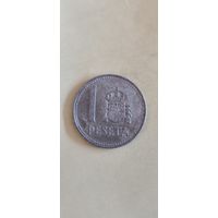 Испания 1 песет 1986