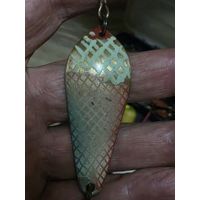 Блесна АТОМ-2 ЭМАЛЬ клеймо завода САТУРН