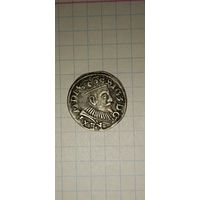 Трояк (3 гроша) 1597 года IF "Люблинский монетный двор" (Польша, Сигизмунд III Ваза)