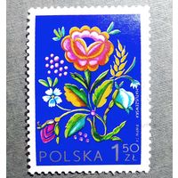 Марка Польша 1974 год  Международная выставка марок