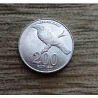 Werty71 Индонезия 200 рупий 2003 птица балийский скворец