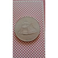 Норвегия 5 крон 1975. 150 лет эмиграции