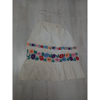 Фартук,  передник старинный вышитый