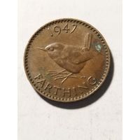 Великобритания 1 фартинг 1947