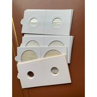 Холдеры для монет (самоклейка) Leuchtturm: 15мм - 3 шт./17,5мм - 5 шт./32,5мм - 5 шт./37,5мм - 2 шт. Итого: 15 шт.