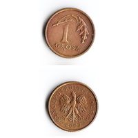 1 грош Польша 2003 года