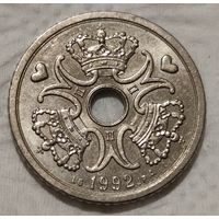 Дания 1 крона, 1992 (14-9-23)