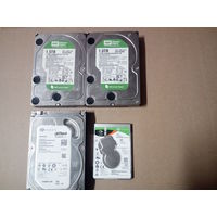 Жесткие диски HDD проблемные , 4 штуки лот.